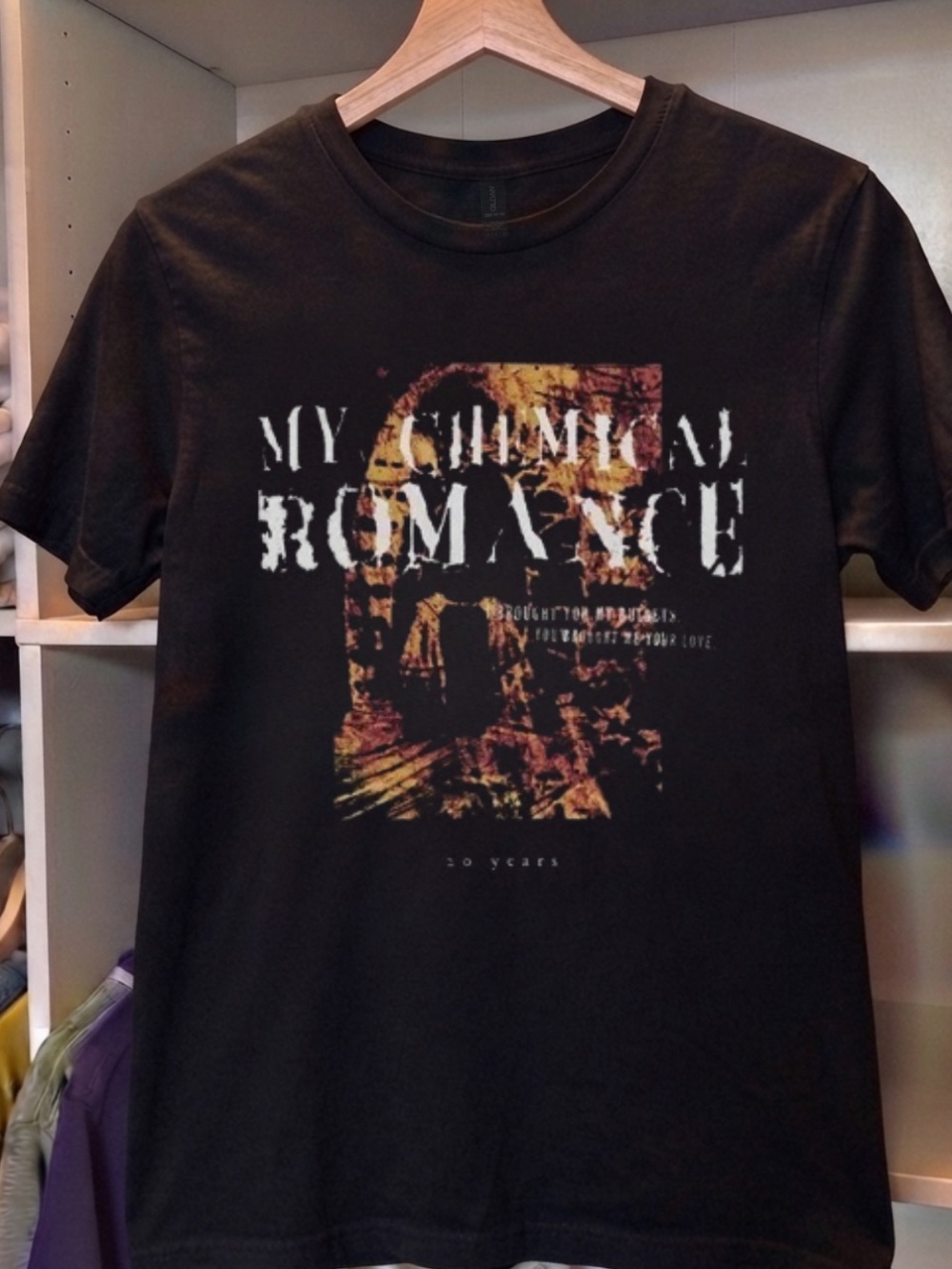 Gildan Black My Chemical Romance Graphic T-shirt